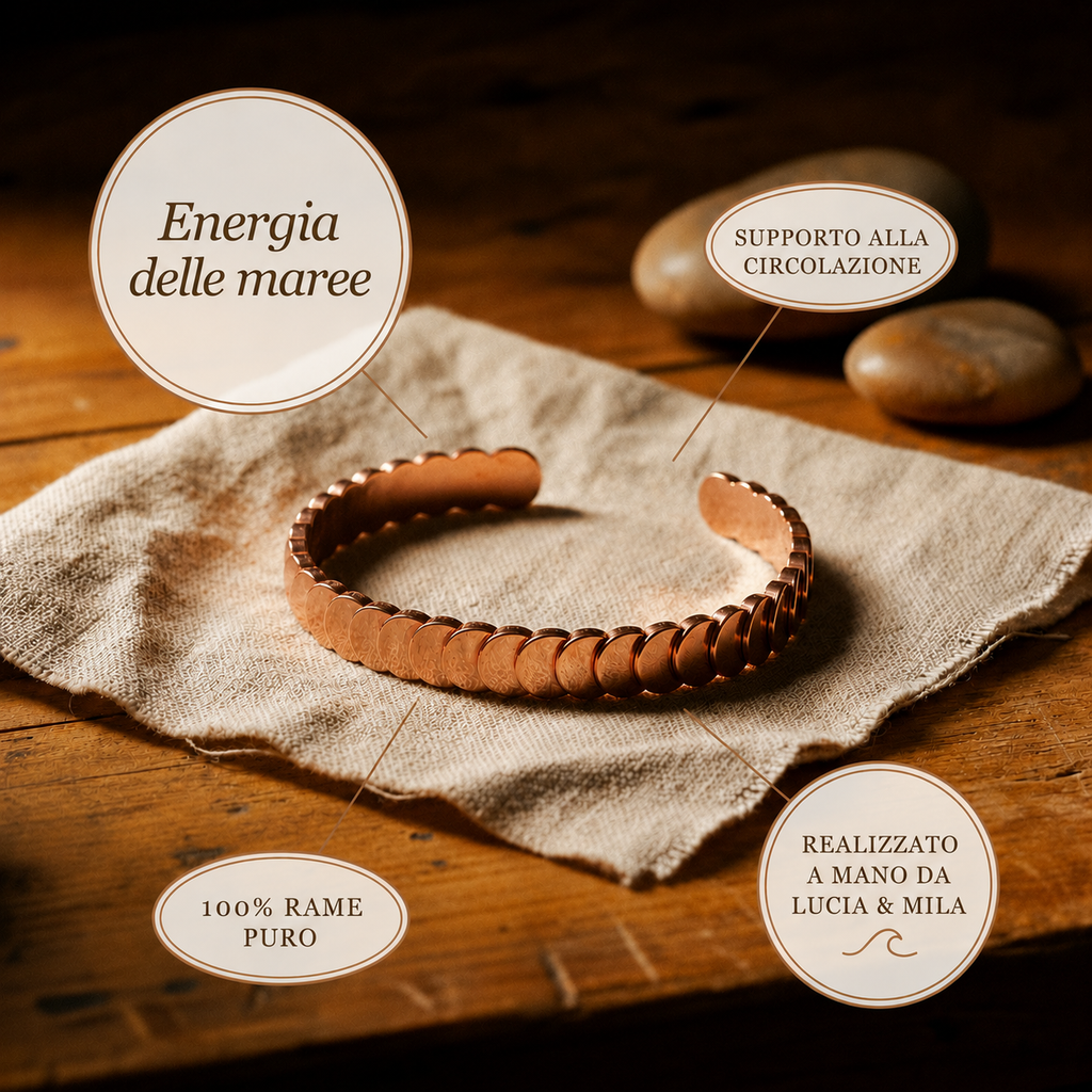 Bracciale in Rame di Lucia & Mila - Maree