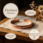Bracciale in Rame di Lucia & Mila - Fioritura
