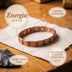 Bracciale in Rame per Uomo di Lucia & Mila - Pike