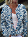 Azzurra | Indigo Botanical Cardigan