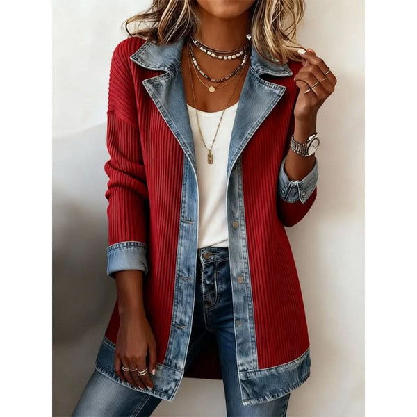 Celine | Contrast-Trim Tailored Jacket