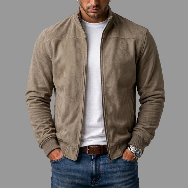 Lorenzo | Giacca bomber in camoscio
