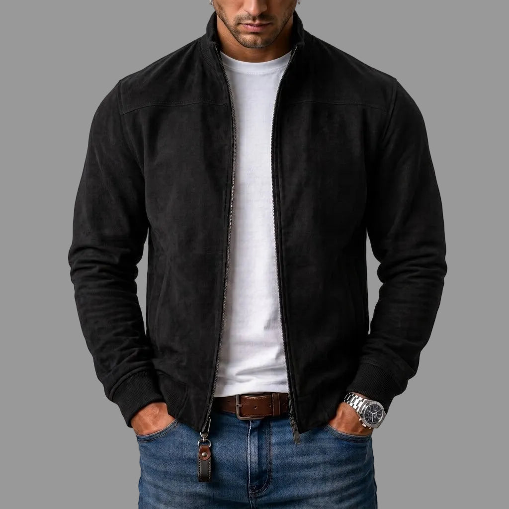 Lorenzo | Giacca bomber in camoscio