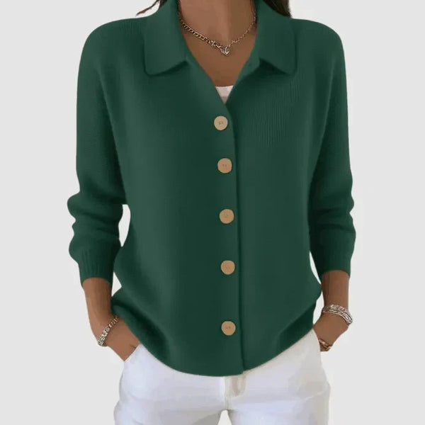 Millie | Button-Up Collared Cardigan