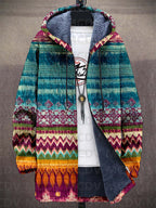 Tallulah | Artful Hooded Cardigan