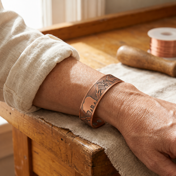 Bracciale in Rame di Lucia & Mila - Madre Orsa