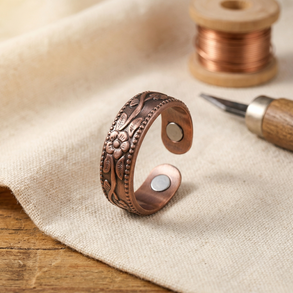 Anello in Rame di Lucia & Mila - Petalo