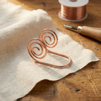 Spirale a Mano in Rame di Lucia & Mila - Intreccio