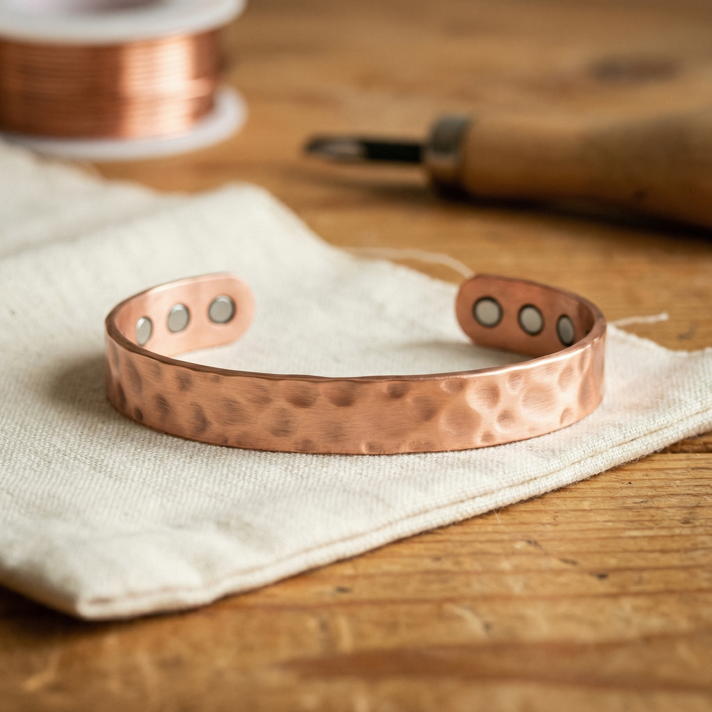 Bracciale in Rame di Lucia & Mila - Pietra Calamita