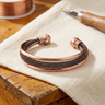 Bracciale in Rame di Lucia & Mila - Corteccia
