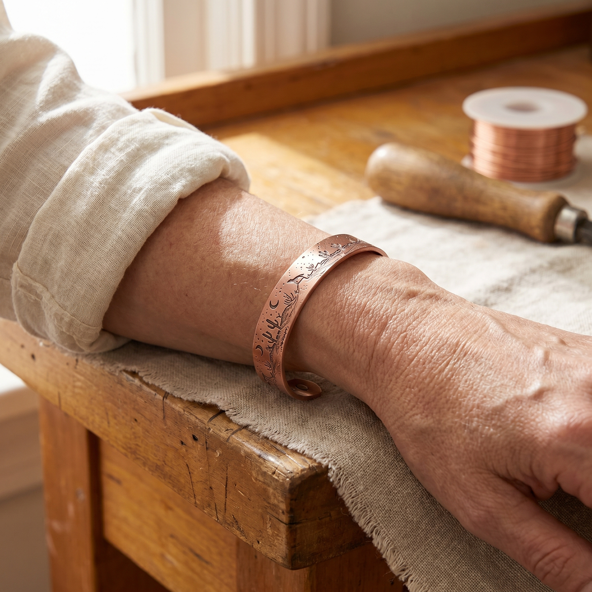 Bracciale in Rame di Lucia & Mila - Cove