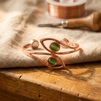Bracciale in Rame di Lucia & Mila - Opale
