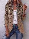 Silvana | Faded Leopard Jacket with Ruffles