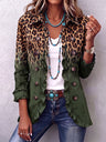 Nunzia | Blazer Leopardo Verde con Volant
